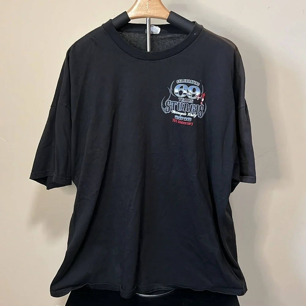 Sturgis 70th Anniversary 2010 Funny Graphic Men’s T Shirt Size 3X